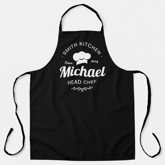 Dad & Kid Christmas Chef Apron Set Schort (Voorkant)