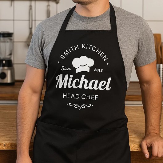 Dad & Kid Christmas Chef Apron Set Schort