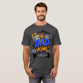 Dad King Bootleg Ontwerp T-shirt (Voorkant volledig)