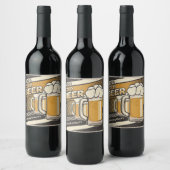 DAD Klassiek koud bier Wijn Etiket (Flessen)