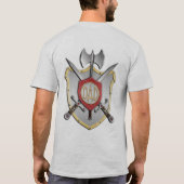 Dad Knights Battle Crest front/back T-shirt (Achterkant)