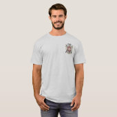 Dad Knights Battle Crest front/back T-shirt (Voorkant volledig)