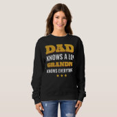 Dad Knows a Lot but Grandpa Knows Everything Fathe Trui (Voorkant volledig)