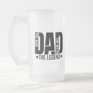 Dad Legend Man Matglas Bierpul