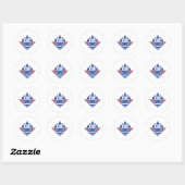 Dad Legend Man Ronde Sticker (Vel)