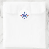 Dad Legend Man Ronde Sticker (Tas)