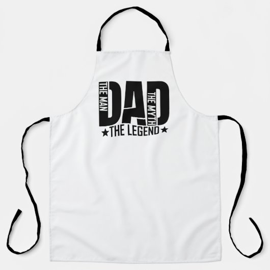 Dad Legend Man Schort (Voorkant)