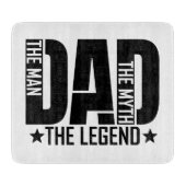 Dad Legend Man Snijplank (Voorkant)