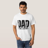 Dad Legend Man T-shirt (Voorkant volledig)