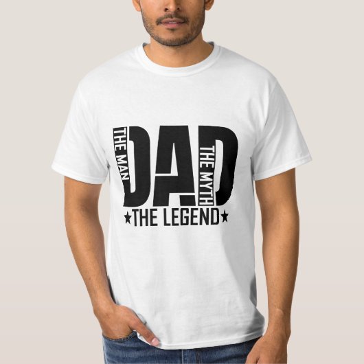 Dad Legend Man T-shirt (Voorkant)