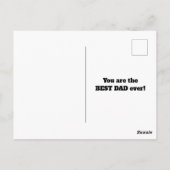 DAD Letter Cutout Photo Collage Vaderdag Briefkaart (Achterkant)