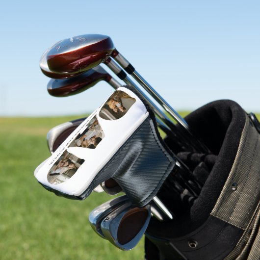 DAD Letter Photo Collage Vaderdag Golfheadcover (Insitu)