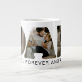 DAD Letter Photo Collage Vaderdag Grote Koffiekop (Voorkant)