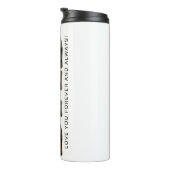 DAD Letter Photo Collage Vaderdag Thermosbeker (Geroteerd rechts)