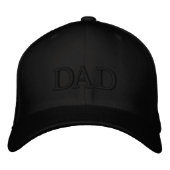 DAD Lettering Hat – Simple Embroidered Style Geborduurde Pet (Voorkant)