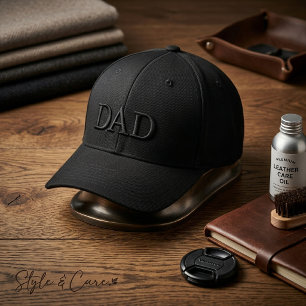 DAD Lettering Hoed – Eenvoudige Geborduurde Stijl Pet