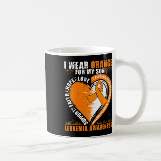 Dad Leukemia Awareness Son Leukemia Awareness Koffiemok (Rechts)