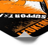 Dad Leukemia Awareness Son Leukemia Awareness Poster (Hoek)