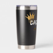 Dad Level Maxed Out Retro Gamer Art Geïsoleerde Drinkbeker (Voorkant)