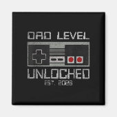 Dad Level Unlocked 2026 First Time Soon To Be Game Magneet (Voorkant)