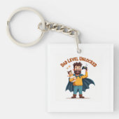 🎮 Dad Level Unlocked – Funny Gamer Dad's D Sleutelhanger (Voorkant)