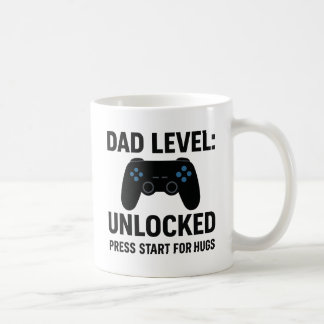 Dad Level Unlocked - Funny Gamer Vaderdag Mu Koffiemok