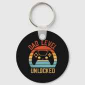 Dad Level Unlocked - Game Lover Gamer binnenkort b Sleutelhanger (Voorkant)