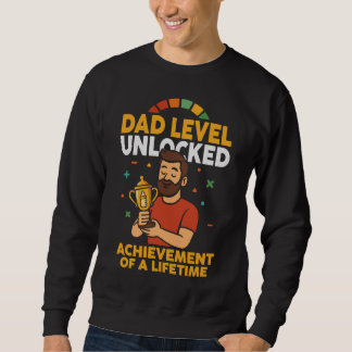 Dad Level Unlocked - Grappig Vaderdag cadeau Trui