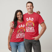 Dad Level Unlocked Men New Dad Pregnancy Announcem T-shirt (Unisex)