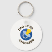 Dad Level Unlocked New Daddy Gifting Ideas  Sleutelhanger (Voorkant)