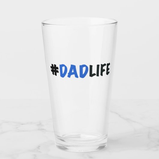 #DAD LEVEN 16OZ TUMBLER PINT GLAS (Voorkant)