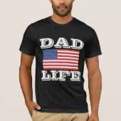 DAD LIFE FATHER'S DAT PATRIOTISCHE T-SHIRTS (Voorkant)