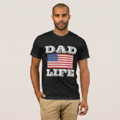 DAD LIFE FATHER'S DAT PATRIOTISCHE T-SHIRTS (Voorkant volledig)