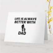 DAD LIFE IS BETER KAART (Gele Bloem)