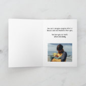 Dad Life is het Beste Leven 3 Foto's Vaderdag Kaart (Binnen)