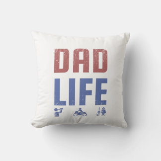 Dad Life SVG – Vaderdag ontwerp | grappig Kussen
