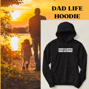 Dad Life Zwart-wit Hoodies