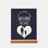 Dad Lifelong role model-Inspirational Fathers Day Acryl Bord (Voorkant)