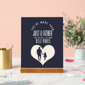 Dad Lifelong role model-Inspirational Fathers Day Acryl Bord (Huwelijk)