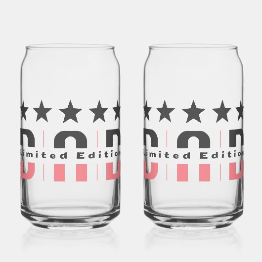 Dad Limited Edition Blikvorm Glas (Voorkant)