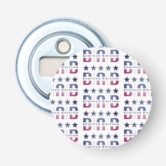 Dad Limited Edition Button Flesopener (Voorkant)