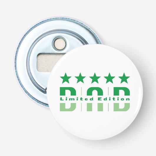Dad Limited Edition Button Flesopener (Voorkant)