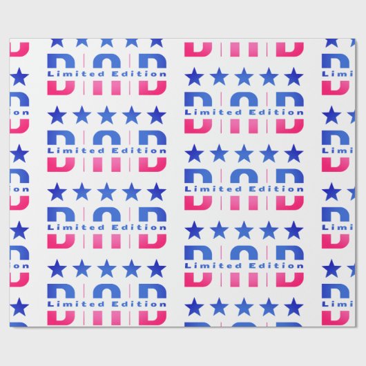 Dad Limited Edition Cadeaupapier (Vlak)