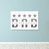 Dad Limited Edition Canvas Afdruk (Insitu (Houten vloer))