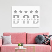 Dad Limited Edition Canvas Afdruk (Insitu (Woonkamer))