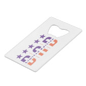 Dad Limited Edition Creditkaart Flessenopener (Voorkant Gekanteld)