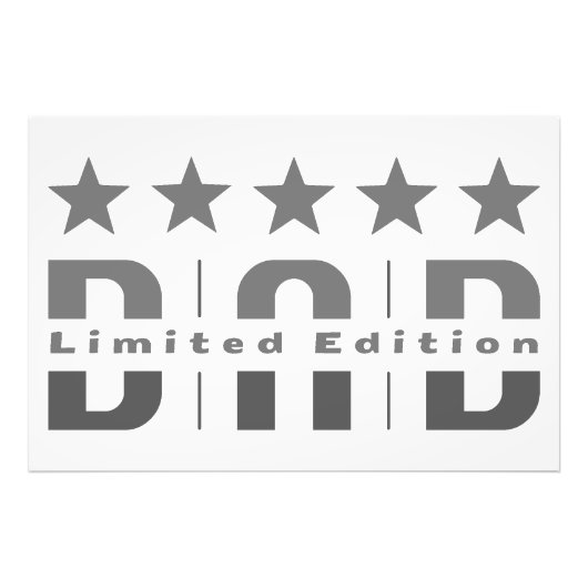 Dad Limited Edition Foto Afdruk (Voorkant)