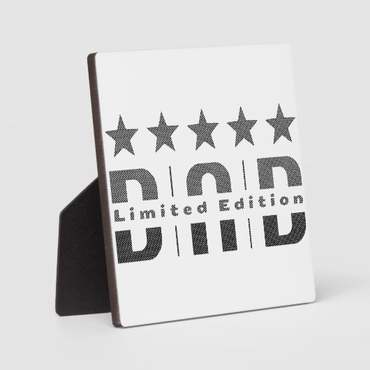 Dad Limited Edition Fotoplaat (Voorkant)