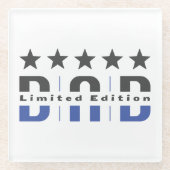Dad Limited Edition Glazen Onderzetter (Voorkant)