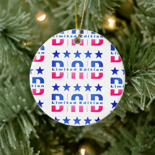Dad Limited Edition Keramisch Ornament (Boom)